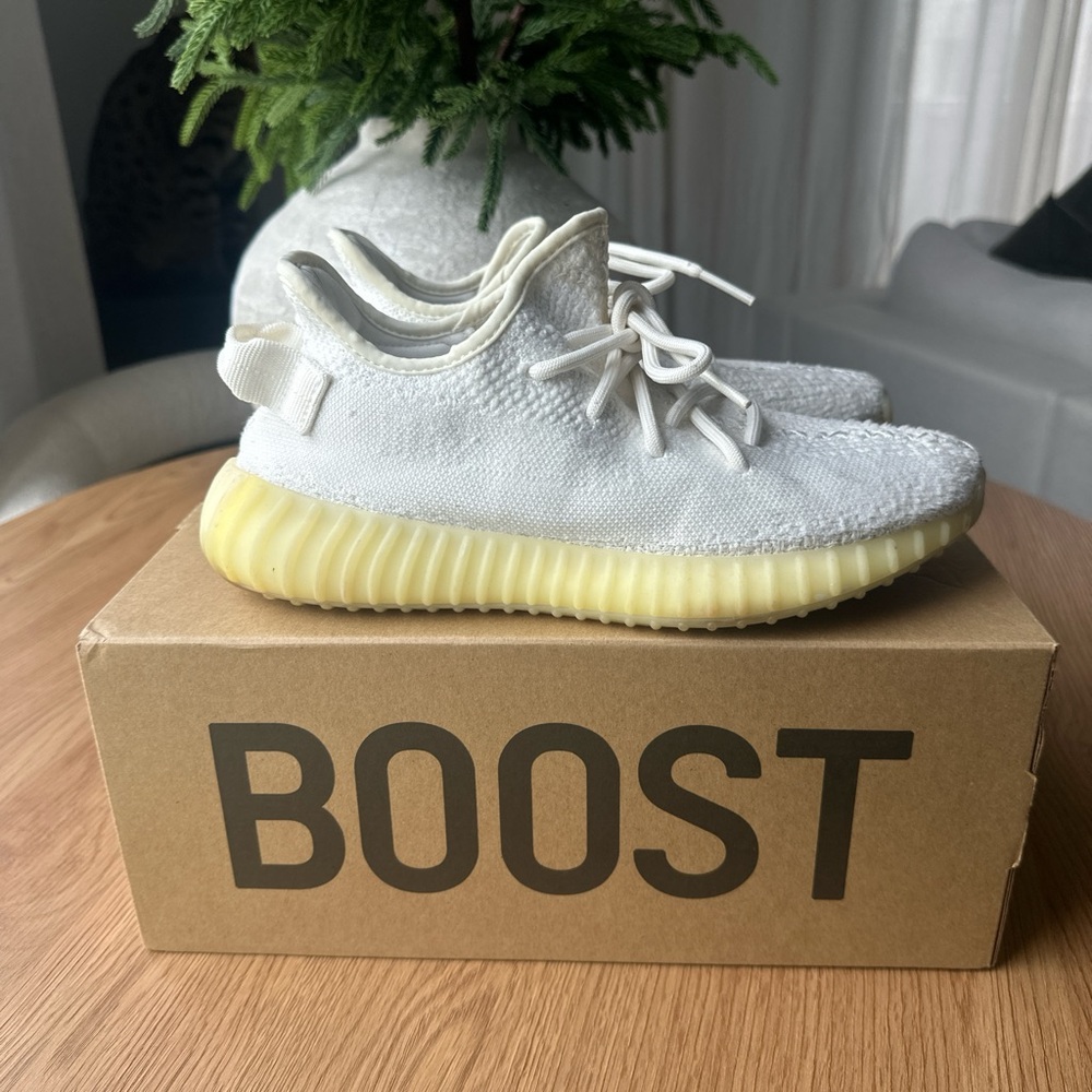 White Yeezy 350 Boost